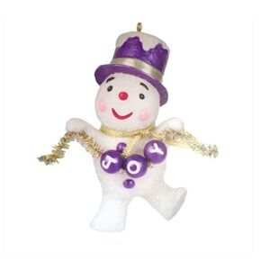 Hallmark Keepsake Joyful Snowman Ornament 2015 with Box